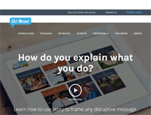 Tablet Screenshot of getstoried.com